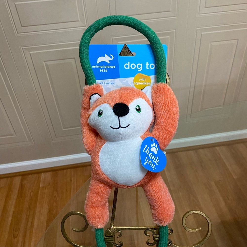 - Animal Planet. Plush  Rope With Squeaker. - Picture 7 of 7